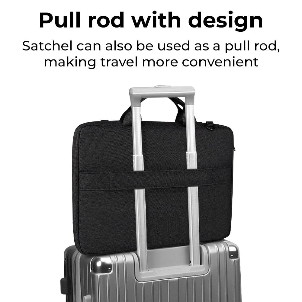 Glassology Faux Leather Laptop Backpack Stylish, Durable & Water-Repellent, Fits 15.6" Laptop.