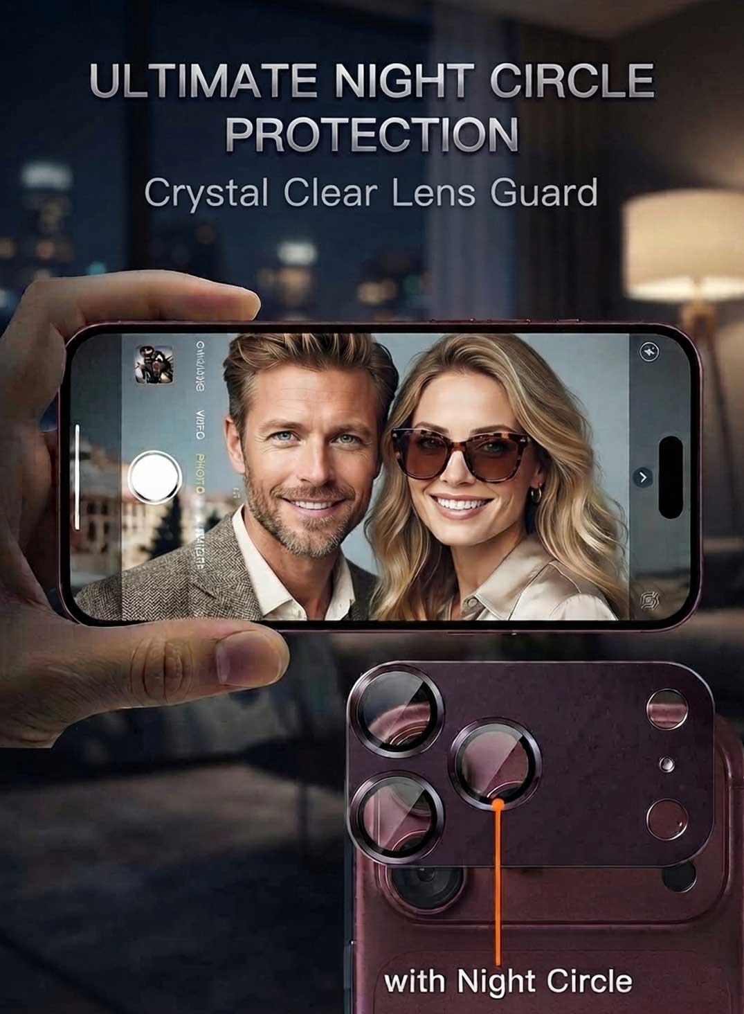 Glassology Camera Lens Protector for iPhone 18 Pro / Pro Max, Cherry Camera Lens Cover, Anti-Scratch Protective Guard for Rear Camera