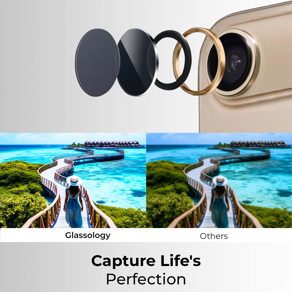 Lens Protector for Apple iPhone 17 Air – Gold