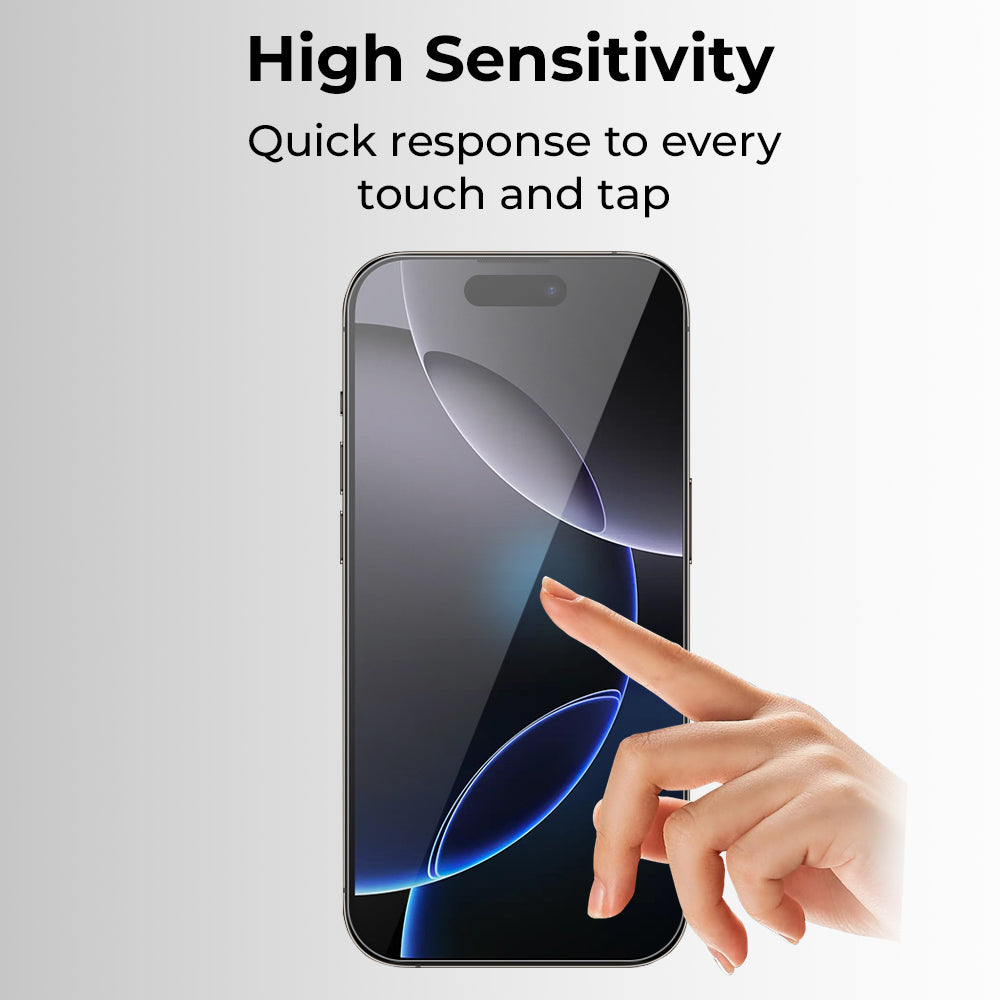 iPhone 17 9H Tempered Glass Screen Protector 2-Pack