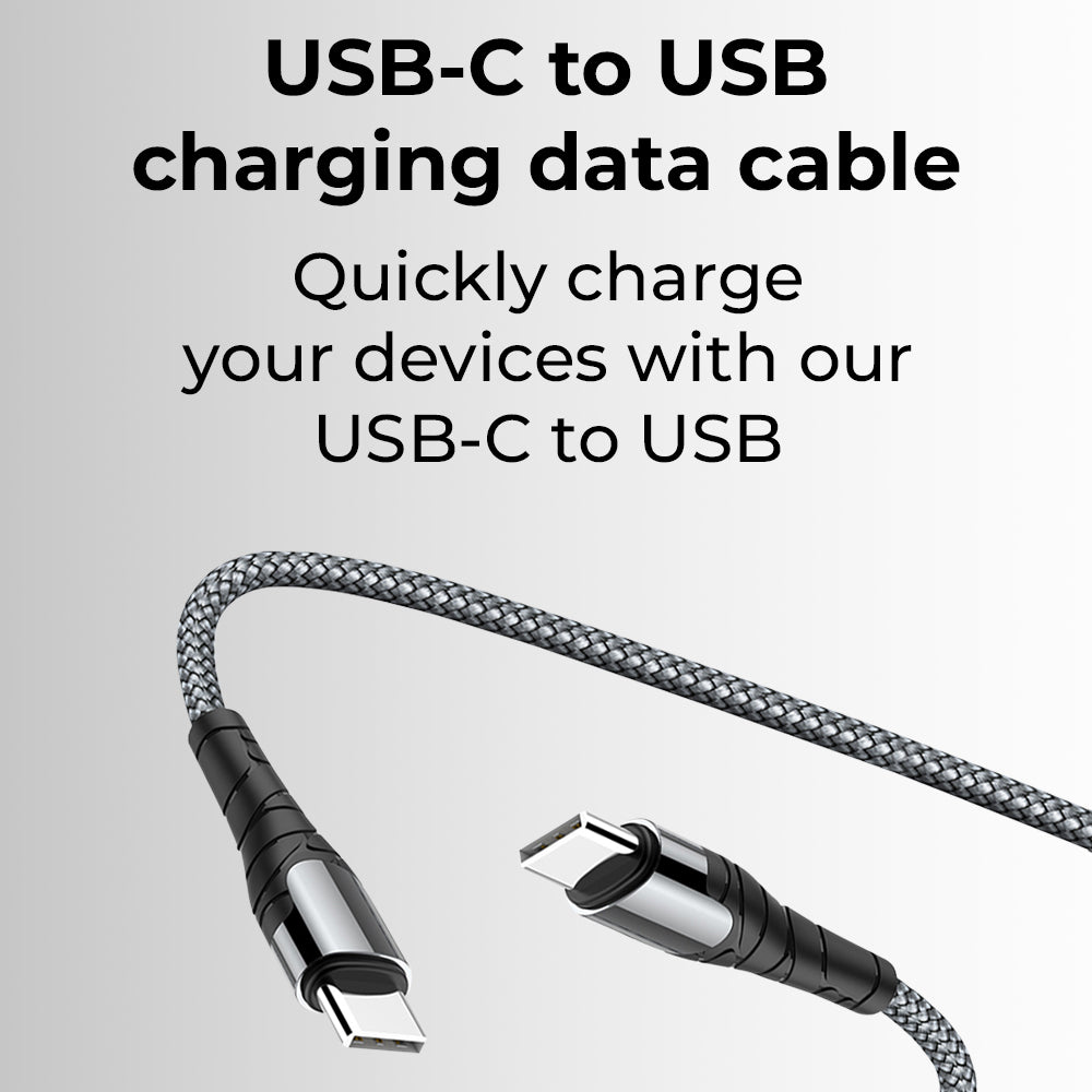 Glassology USB C to C 1 Meter 65W Braided Charging Cable