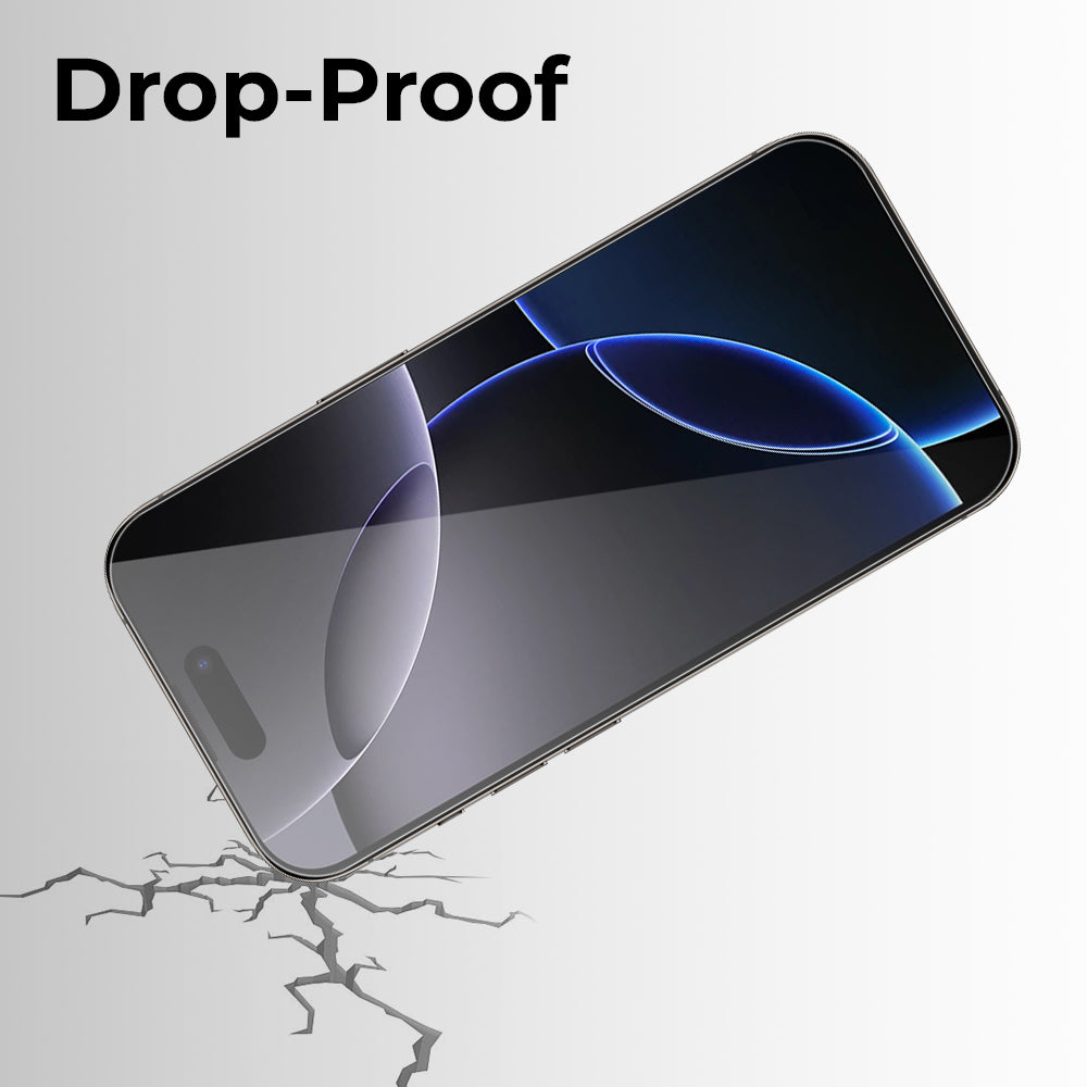 iPhone 17 Pro 9H Tempered Glass Screen Protector with Installer