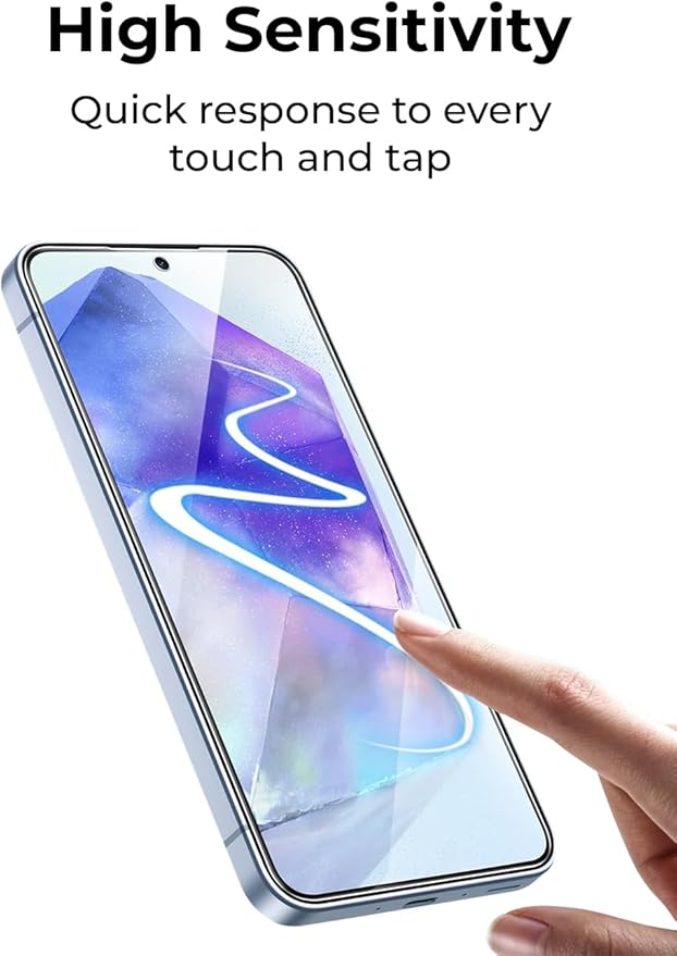 Screen Protector for Samsung S24, Full Coverage Tempered Glass with fingerprint Compatibility (Copy)
