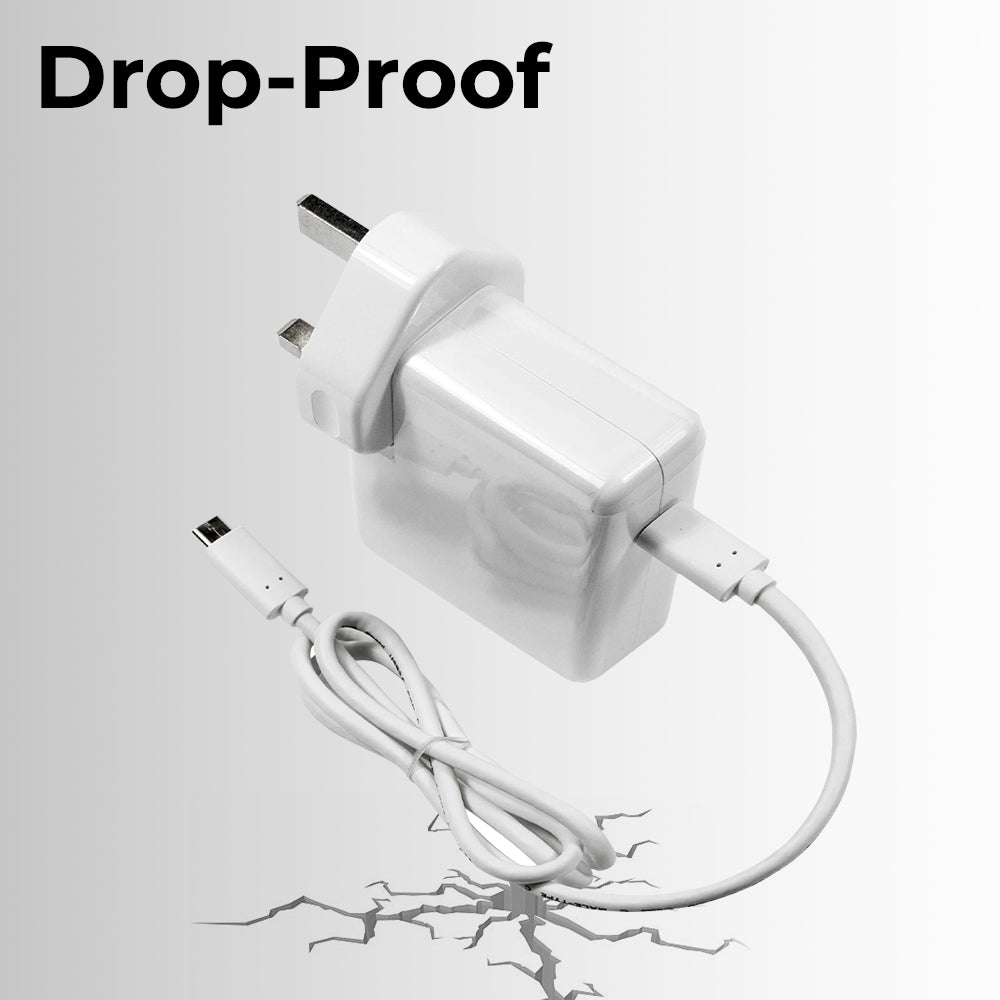 Glassology MacBook 96W USB-C Charger Fast, Smart & Safe PD Adapter for MacBook Pro, Air & USB-C Devices