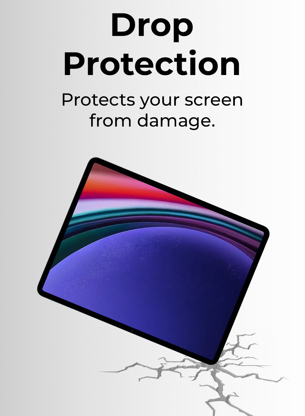 Glassology Protective Case + Screen Protector for Samsung Galaxy Tab S9 FE
