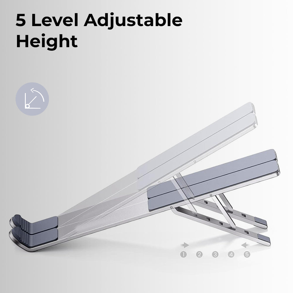 Foldable Aluminum Laptop Stand - Sleek & Smart