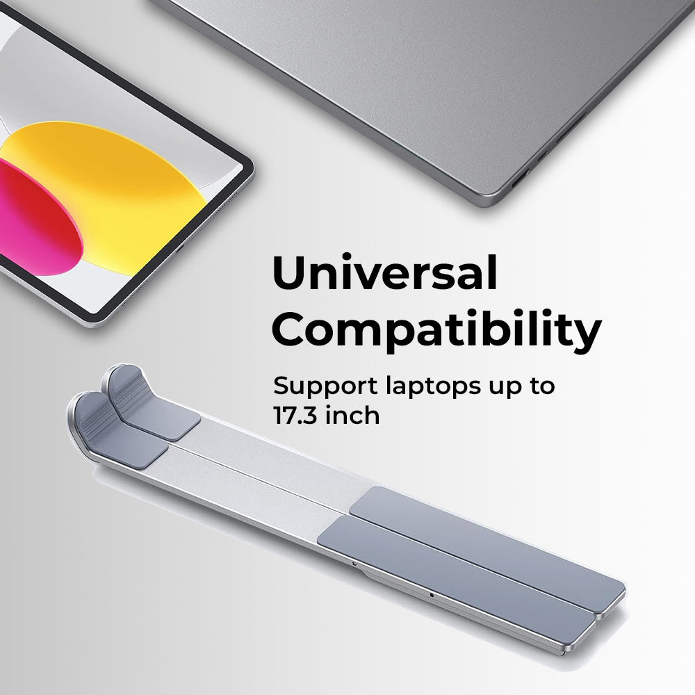 Foldable Aluminum Laptop Stand - Sleek & Smart