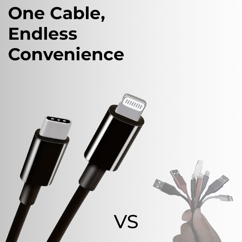 USB C to Lightening cable 2M 3A high current fast charging Pure Copper & PVC & nylon braid 480Mbps transfer speed (Black)