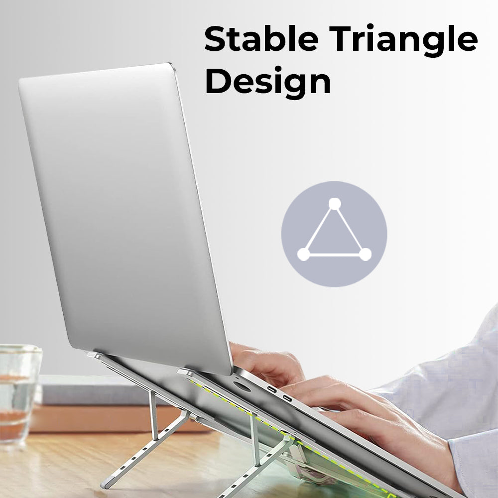 Foldable Aluminum Laptop Stand - Sleek & Smart