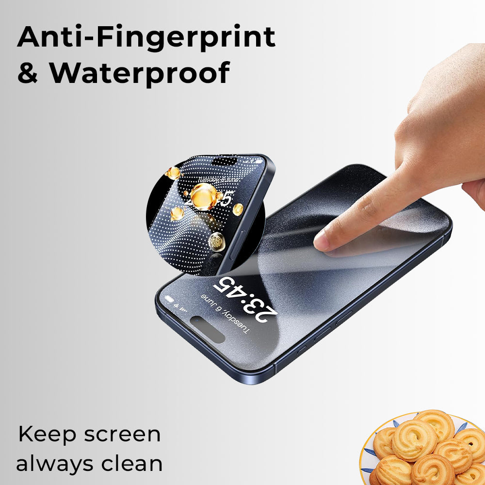 Glassology Apple iPhone 16 Pro Max Screen Protector with Installer Kit