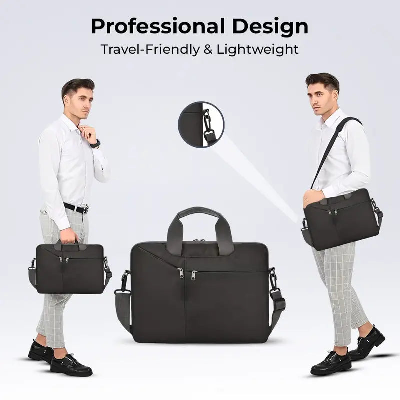 Glassology 15.6 Inches Durable & Water-Repellent Fabric Laptop Sleeve