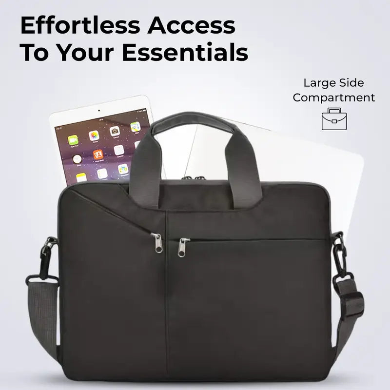 Glassology 15.6 Inches Durable & Water-Repellent Fabric Laptop Sleeve