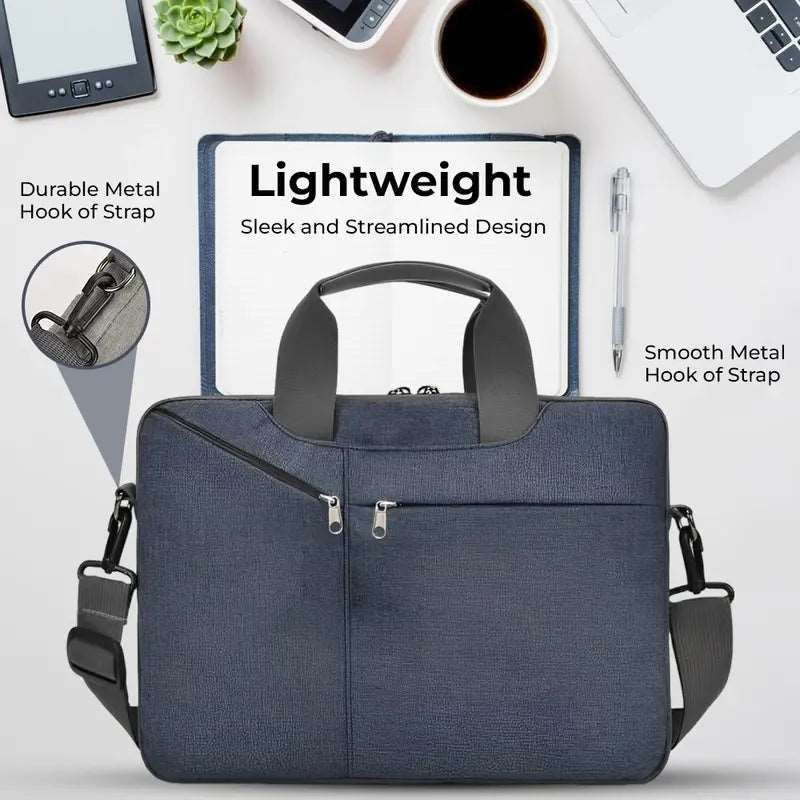 Glassology 15.6 Inches Durable & Water-Repellent Fabric Laptop Sleeve