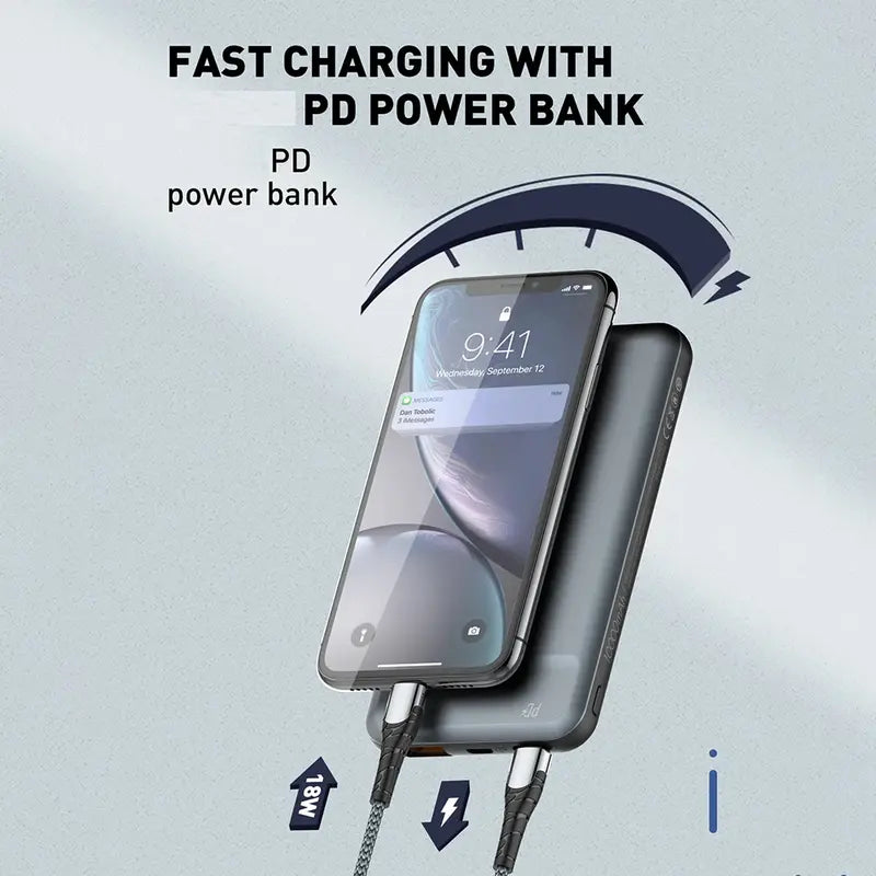 Glassology 1 Meter 30W USB C to Lightning Braided Charging Cable