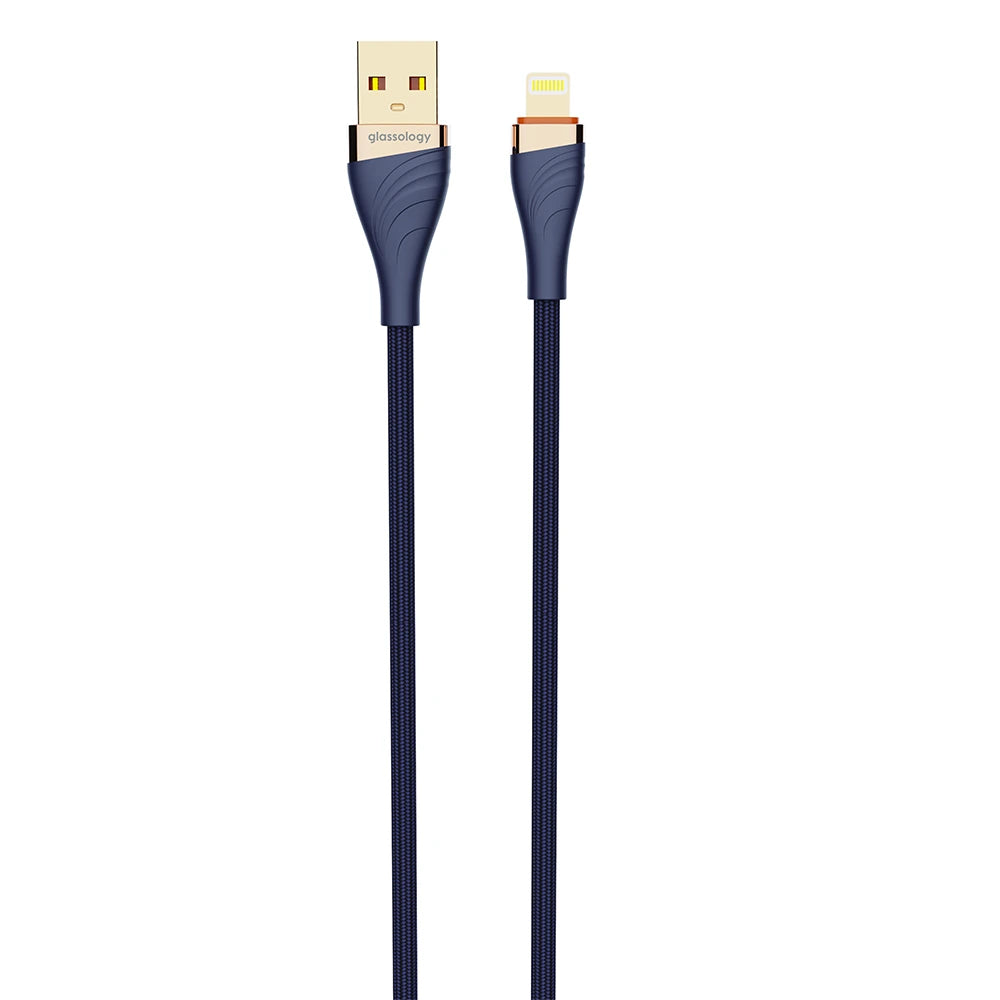 Glassology 1 Meter 30W USB to Lightning Braided Charging Cable
