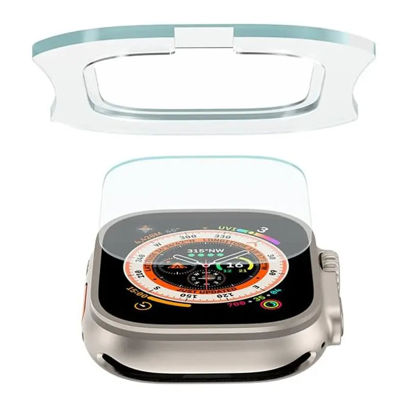 Glassology 2 Pack Tempered Glass Screen Protector For Apple Watch Ultra 49mm