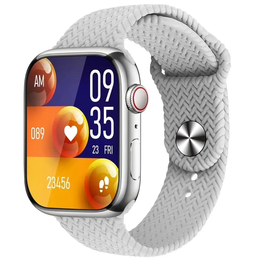 Glassology 45mm Amoled Display with Bluetooth Calling Smart Watch
