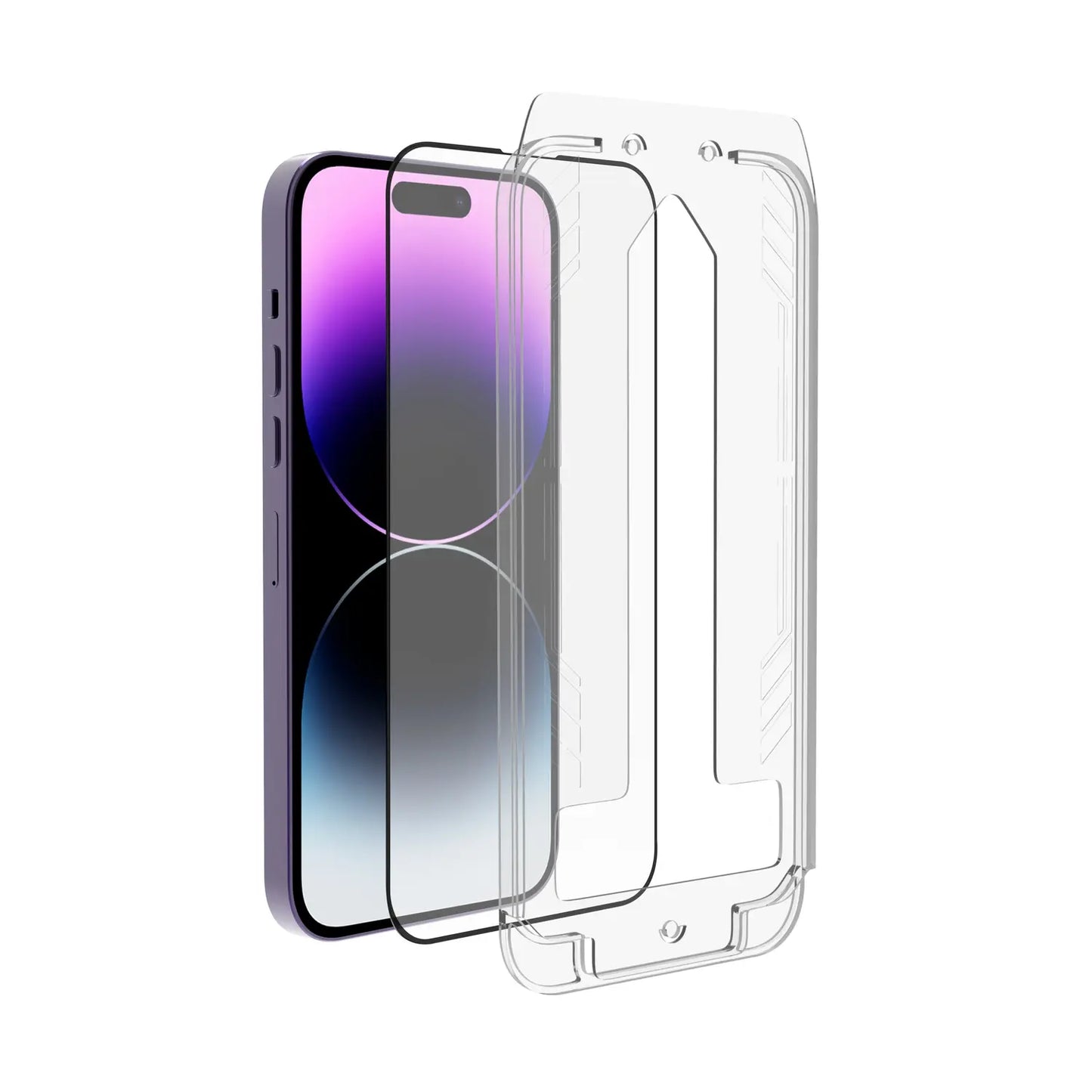 Glassology 9H Tempered Glass for iPhone 15 Pro Max with Installer Kit
