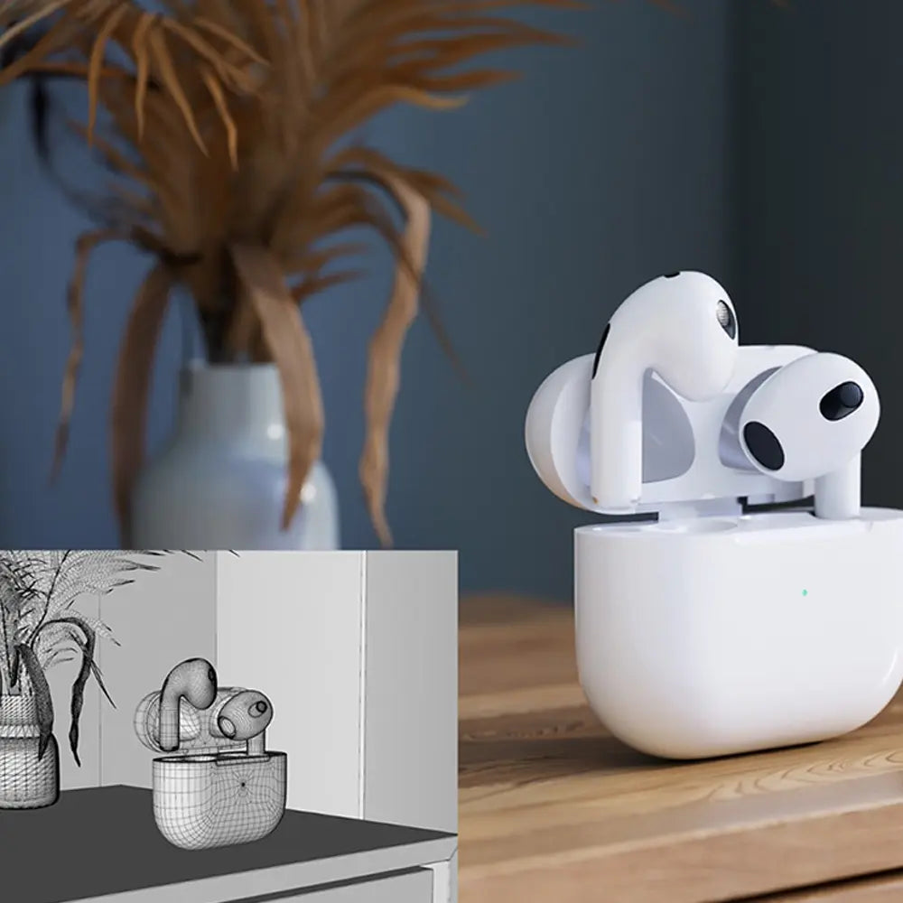 Glassology GTA3 TWS Earbuds with Touch Control and 24 Hours Playtime