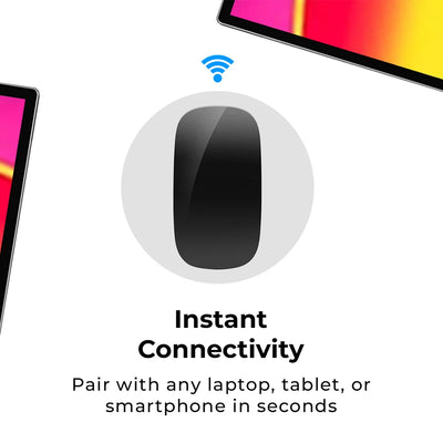 Glassology Magic Touch Scroll Rechargeable Wireless Bluetooth Mouse