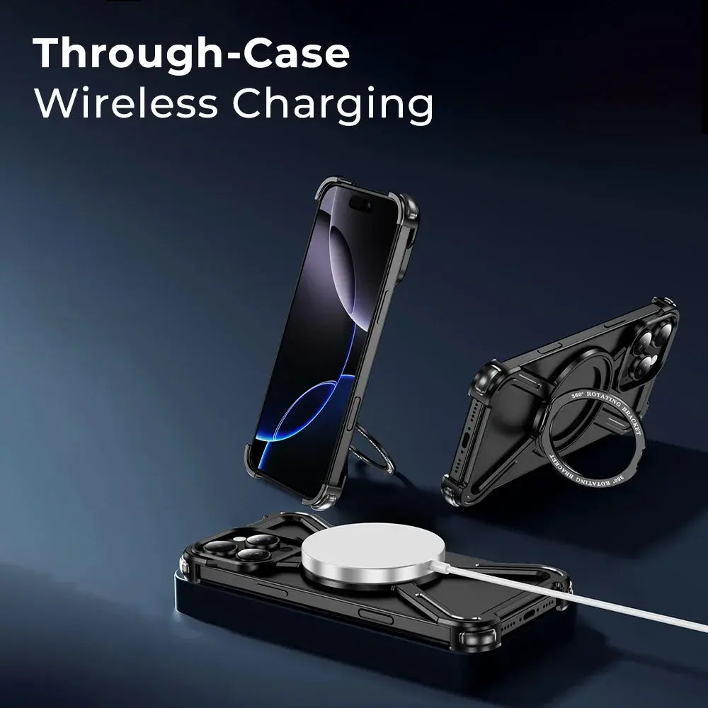 wireless charging case through case