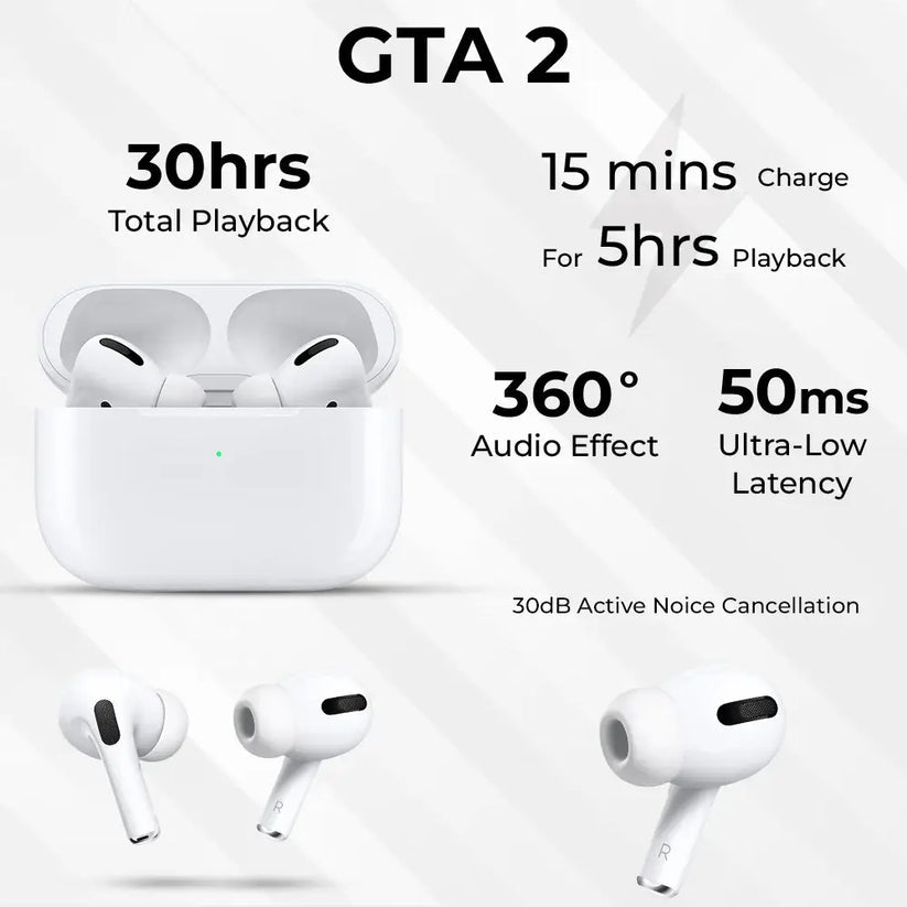 GTA 2 ANC TWS Wireless Earbuds