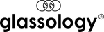 Glassology logo with black text on a white background