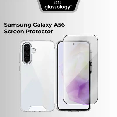 Glassology Samsung Galaxy A56 9H Tempered Glass Screen Protector