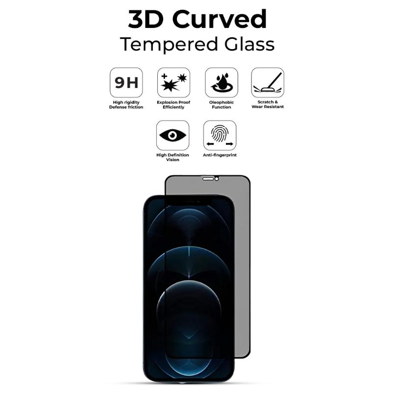 3D Curved Tempered glass