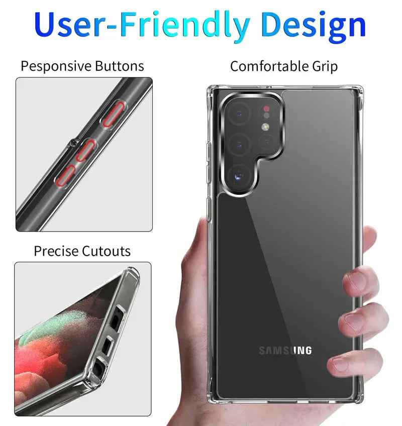 Glassology Galaxy S22 Plus Screen Protector W/Clear Case