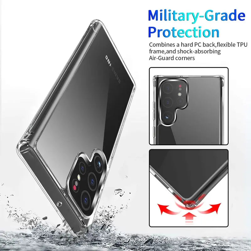 Glassology Galaxy S22 Screen Protector W/Clear Case