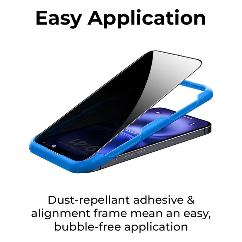 Glassology iPhone 15 Pro Max Privacy Screen protector