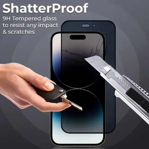 Glassology Privacy Tempered Glass Screen Protector For Apple iPhone 16 Pro Max