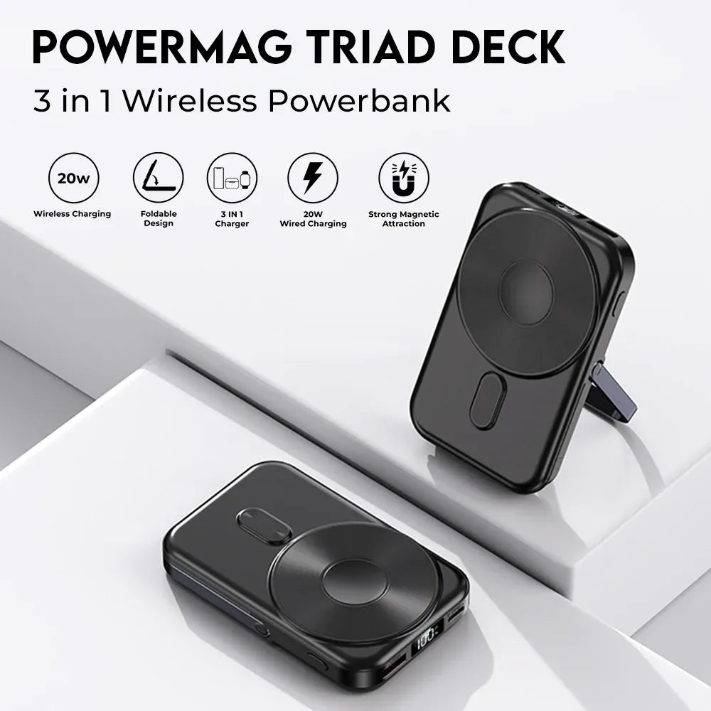powermag 3in1 wireless powerbank