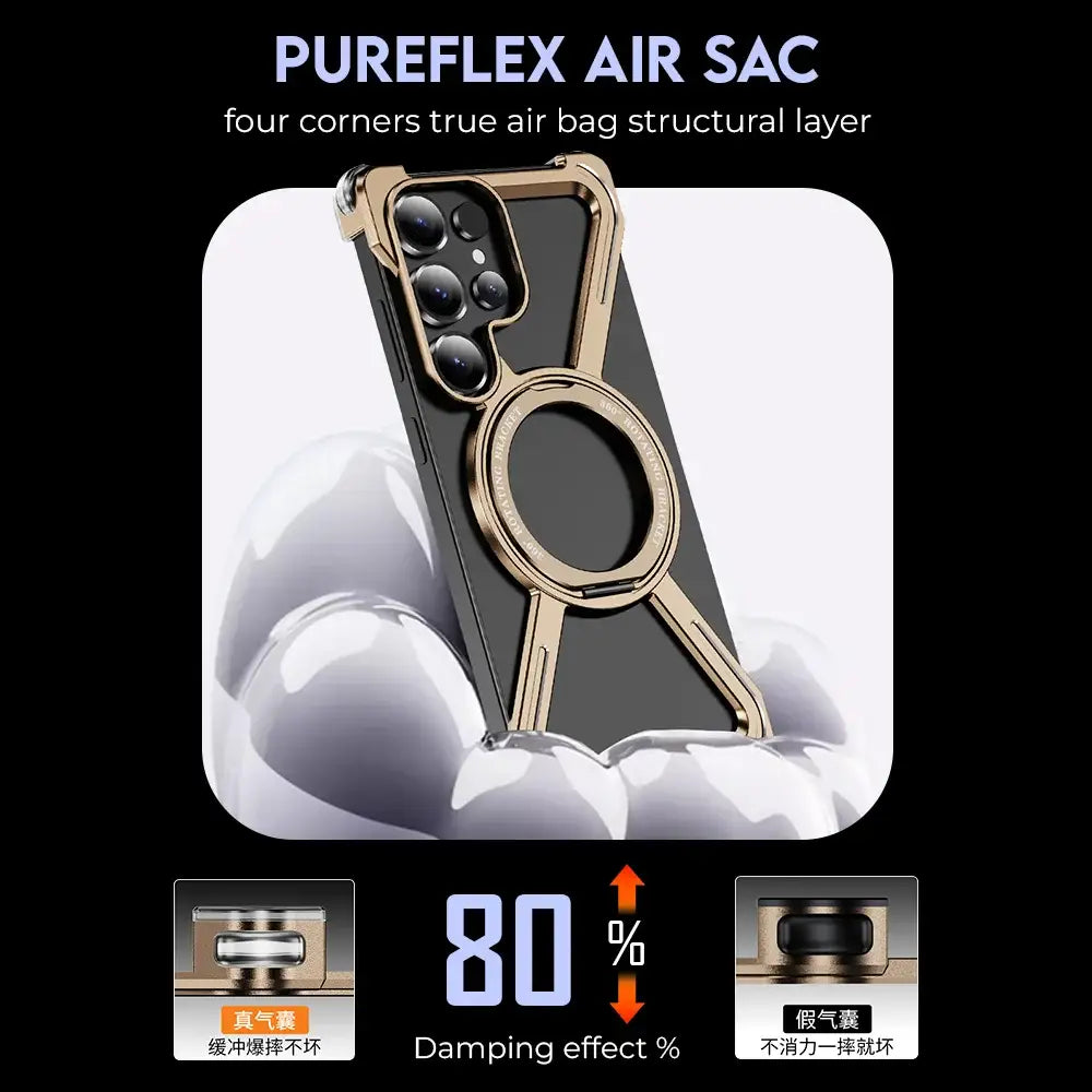 Pureflex air sac case for sasung galaxy borderless case