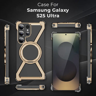 Samsung Galaxy S25 Borderless Case- Titanium Ultra Pinkgold
