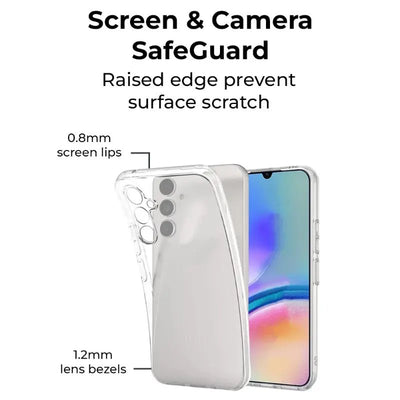 Crystal Clear Case for Samsung Galaxy A05s - GLASSOLOGY