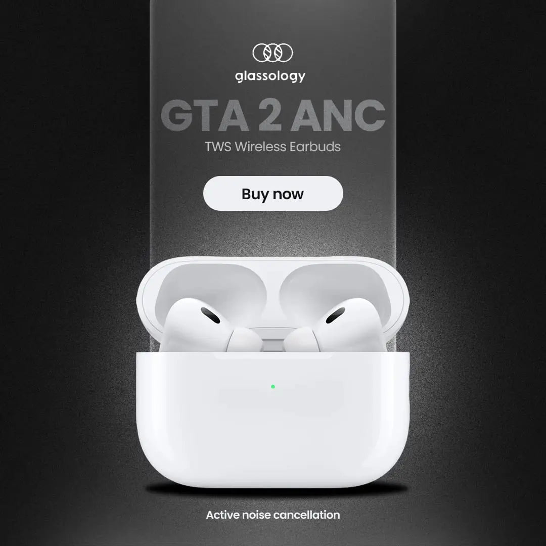 Glassology GTA2W Earbuds Pro(White) - GLASSOLOGY