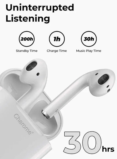 GTA1 True Wireless Bluetooth Earbuds with 20 Hours Playtime - GLASSOLOGY