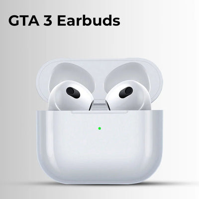 GTA3 TWS Earbuds with Touch Control and 24 Hours Playtime - GLASSOLOGY