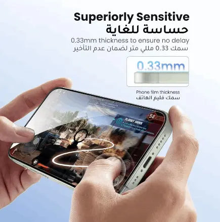 iPhone 15 Pro Max 2 Pack Screen Protector superorly sensitive