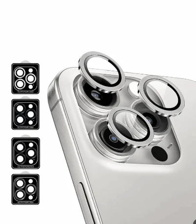 iPhone 16 Pro Scratch Protection Camera Lens Guard (Grey)