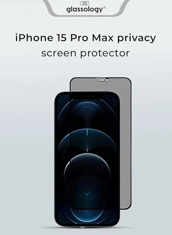 iPhone 15 Pro Max Privacy Screen protector - GLASSOLOGY