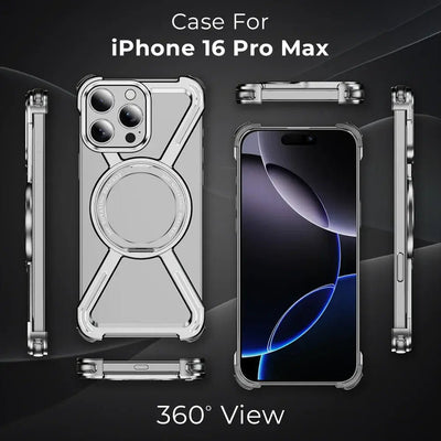 iPhone 16 Pro Max Borderless Case (White Titanium) - GLASSOLOGY