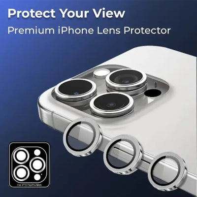 iPhone 16 Pro Scratch Protection Camera Lens Guard (Grey) - GLASSOLOGY