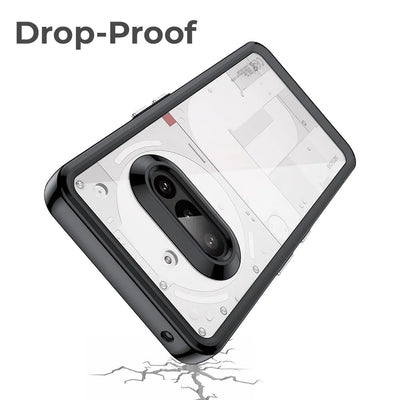 Nothing Phone(3a) Bundle Black Clear Case & Screen Protector - GLASSOLOGY