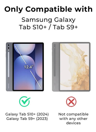 Protective Case for Samsung Galaxy Tab S9+ | Durable & Lightweight - GLASSOLOGY