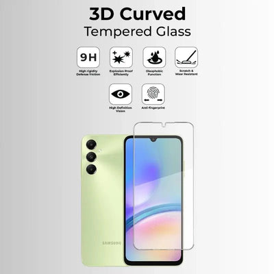 Samsung Galaxy A05s Full Coverage 9H Tempered Glass Screen - GLASSOLOGY