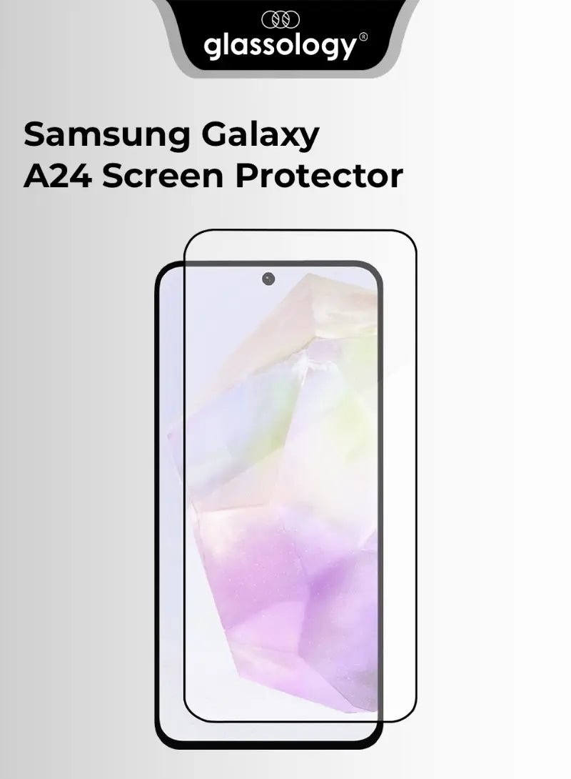 Samsung Galaxy A24 Tempered Glass Screen Protector – 9H Protection - GLASSOLOGY