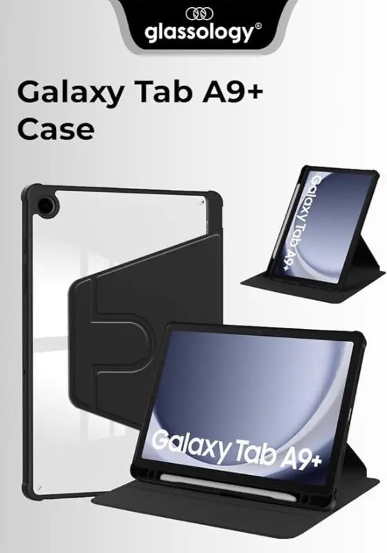 Samsung Galaxy A9+ 11" Case (Black) | Stylish & Protective Design - GLASSOLOGY